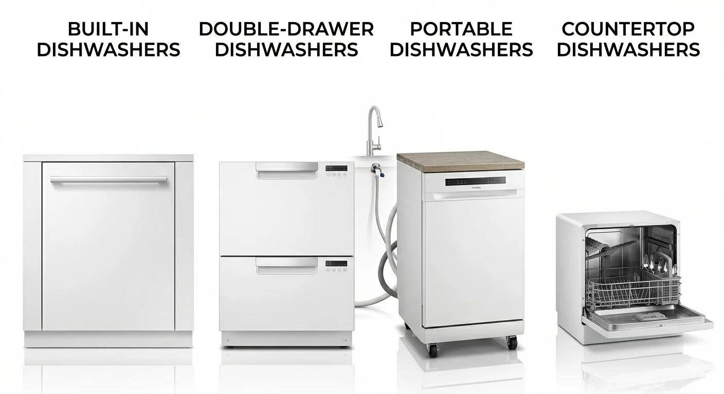 Modern dishwasher appliances
